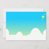 現代の聖なるマリアと子供たちのクリスマス祝祭 招待状 (裏面)