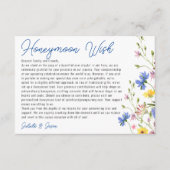 現代の草原の野生の花が井戸を願う エンクロージャーカード (正面)