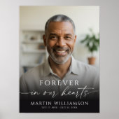 現代の葬儀写真スクリプト　ウェルカムサイン ポスター (正面)