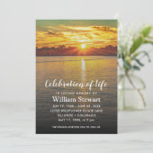現代の葬儀 | ライフセレブレーション サンセット 招待状 (スタンド正面)