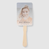 現代の葬儀 | 式次第 記念写真 ハンドファン (正面)