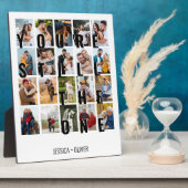 現代の記念日の写真プレート「You're Still the One」 フォトプラーク (側面)