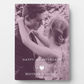 現代の記念日プレート（卓上スタンド付） フォトプラーク (正面)