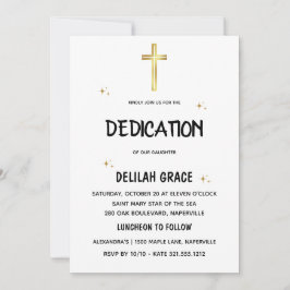 現代の赤ちゃんの献児式招待状 招待状