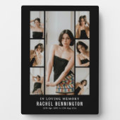 現代の追悼写真コラージュ フォトプラーク (正面)