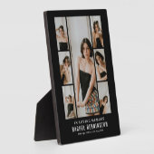現代の追悼写真コラージュ フォトプラーク (側面)