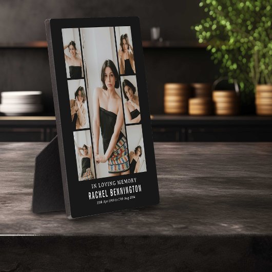 現代の追悼写真コラージュ フォトプラーク