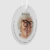 現代の追悼記念 フォトギャラリー オーナメント (正面)