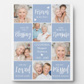 現代の追憶 ファミリー 写真コラージュ フォトプラーク (正面)