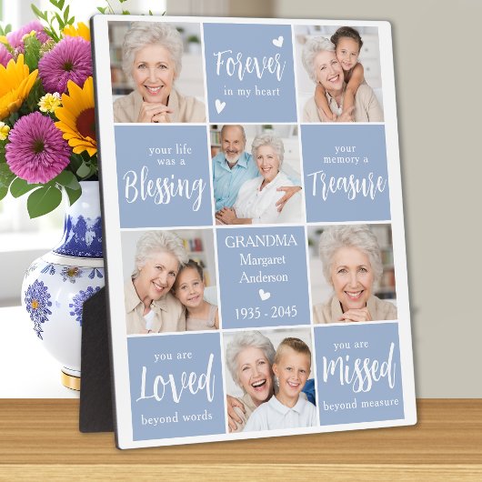 現代の追憶 ファミリー 写真コラージュ フォトプラーク