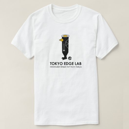 現代の都会的な日本の河童 - Tokyo Edge Lab Tシャツ (デザイン正面)