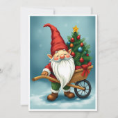 現代の非写真カラフルかわいい小人 シーズンカード (正面)