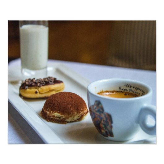 現代の食卓料理の写真拡大 フォトプリント            (正面)