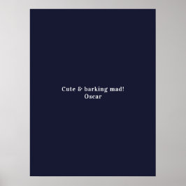 現代の12枚の犬の写真を使ったパーソナライズされたコラージュ ポスター