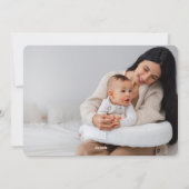 現代の2枚の写真の母の日 シーズンカード (裏面)