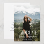 現代の2023年卒業生発表 招待状 (正面/裏面)