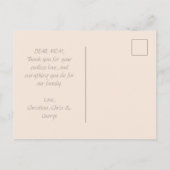 現代の3枚の写真グリッド ママの日記念品 ポストカード (裏面)