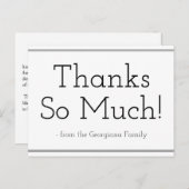 現代の「ありがとう！」ポストカード ポストカード (正面/裏面)