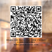 現代のQRコードビジネス ウィンドウサイン (シート2)