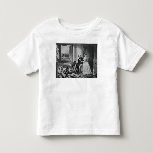 現代のWindsorの城 トドラーTシャツ (正面)