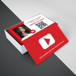 現代のYouTubeの写真 名刺