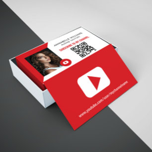 現代のYouTubeの写真 名刺