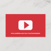 現代のYouTubeの写真 名刺 (正面)