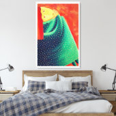 現代アートの女性の思考 アクリル画 キャンバスプリント (インサイチュ (寝室))