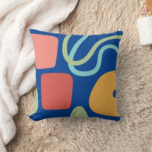 現代アート クッション (ブランケット)