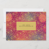 現代エジプトのダンスミュージックパーティー　あらゆるイベント 招待状 (裏面)