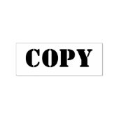 現代オフィス "COPY" メッセージ 全大文字フォント ラバースタンプ (インプリント)