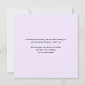 現代キリスト教の降誕祭クリスマスカード (裏面)