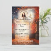 現代キリスト教葬儀追悼式 招待状 (スタンド正面)