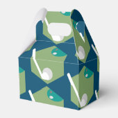 現代ゴルフボールホールパーティー誕生日ベビーパターン フェイバーボックス (裏面サイド)