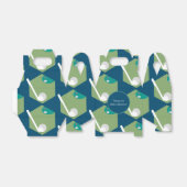 現代ゴルフボールホールパーティー誕生日ベビーパターン フェイバーボックス (折り畳みなし)