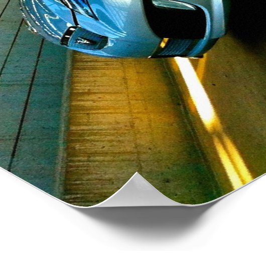 現代ジェネシスクーペの壁ポスター ポスター (角)