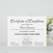 現代ビジネスコース修了証明書 (スタンド正面)