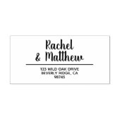 現代ファミリー名 返送先住所 セルフインキングスタンプ (デザイン)