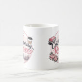 現代ロマンスジャンルの愛好家 コーヒーマグカップ (中央)