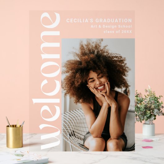 現代写真を卒業 アクリルサイン (ウェディング)