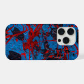 現代抽象芸術：エレクトリック iPhoneケース (裏面横)