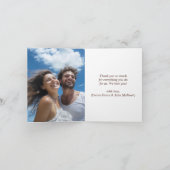 現代的でシンプルな母の日 サンキューカード (内部)