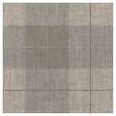 現代的なアンバー ブラウンのチェック ファブリック (クローズアップ)