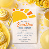 現代的なゴールドサン スタイル 招待状