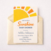 現代的なゴールドサン スタイル 招待状