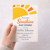 現代的なゴールドサン スタイル 招待状