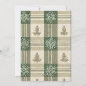 現代的なシンプルなハッピー家族ホリデー写真カード シーズンカード (裏面)