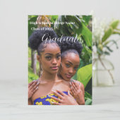 現代的な二重卒業パーティー クラス23 招待状 (スタンド正面)