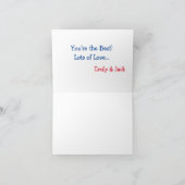 現代的な花の幸せな母の日のカード カード (内部)