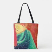 現代美術の思考する女性の絵画 トートバッグ (裏面)